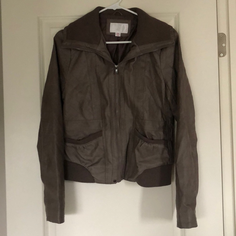 Xhilaration Bomber Jacket with Large collar